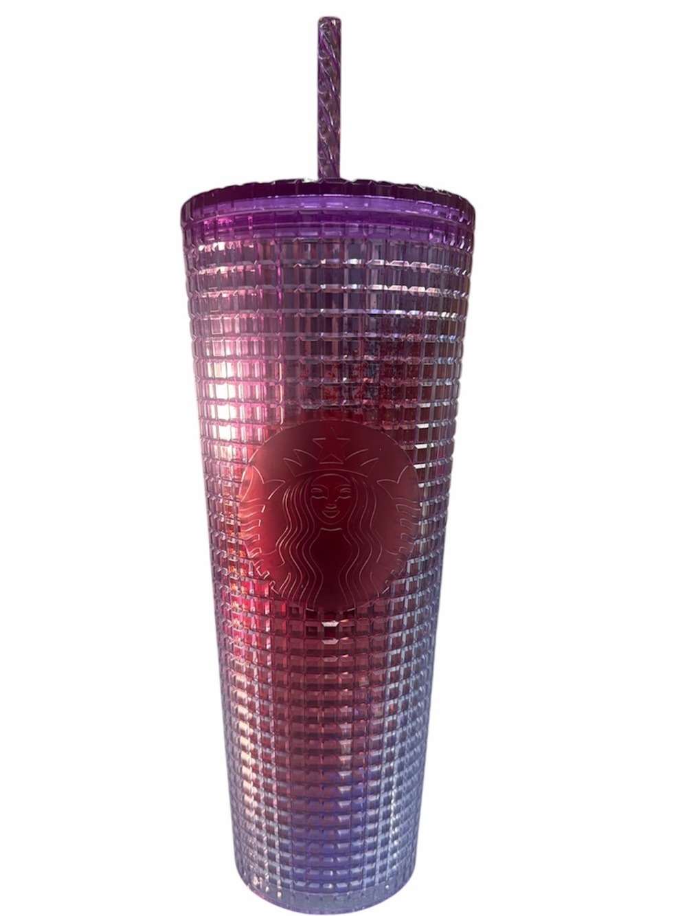 Starbucks Summer 2021 Purple and Reddish-Pink 24oz